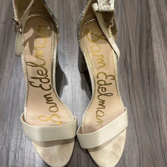 Sam Edelman Snakeskin Heels - Picture 3 of 4